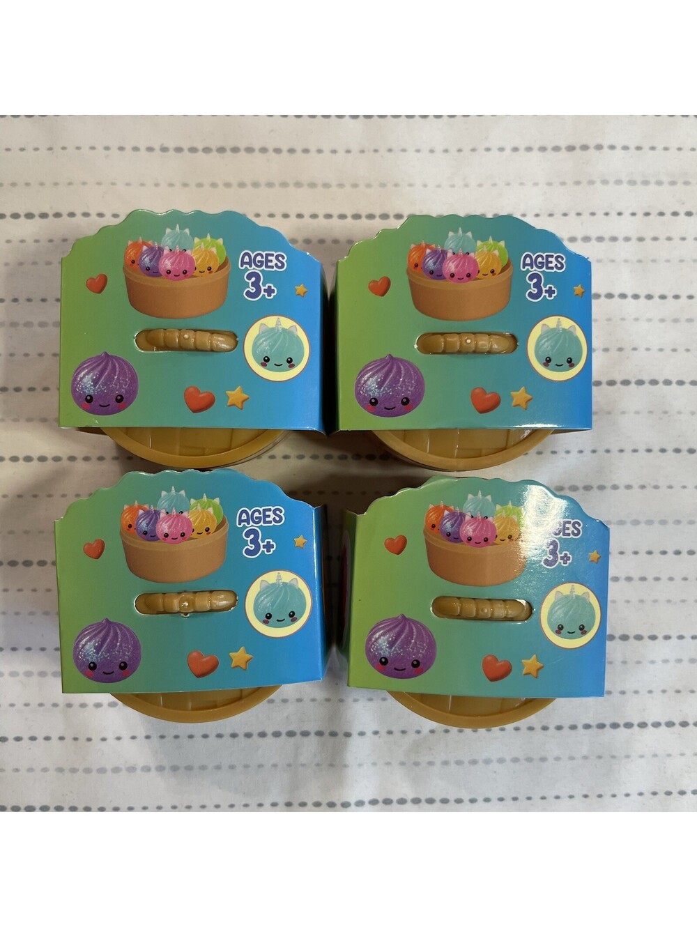 Unicorn Dumpling Glitter Holographic Edition Mini Dumpling New Lot Of 4